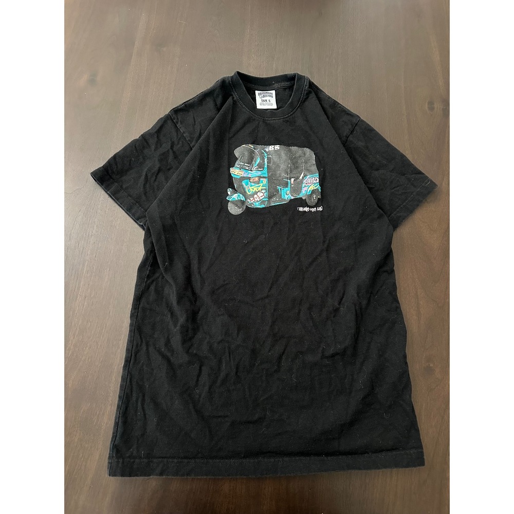 Billionaire Boys Club BBC Black Graphic T-Shirt Cairo Tuk-Tuk Mens Small